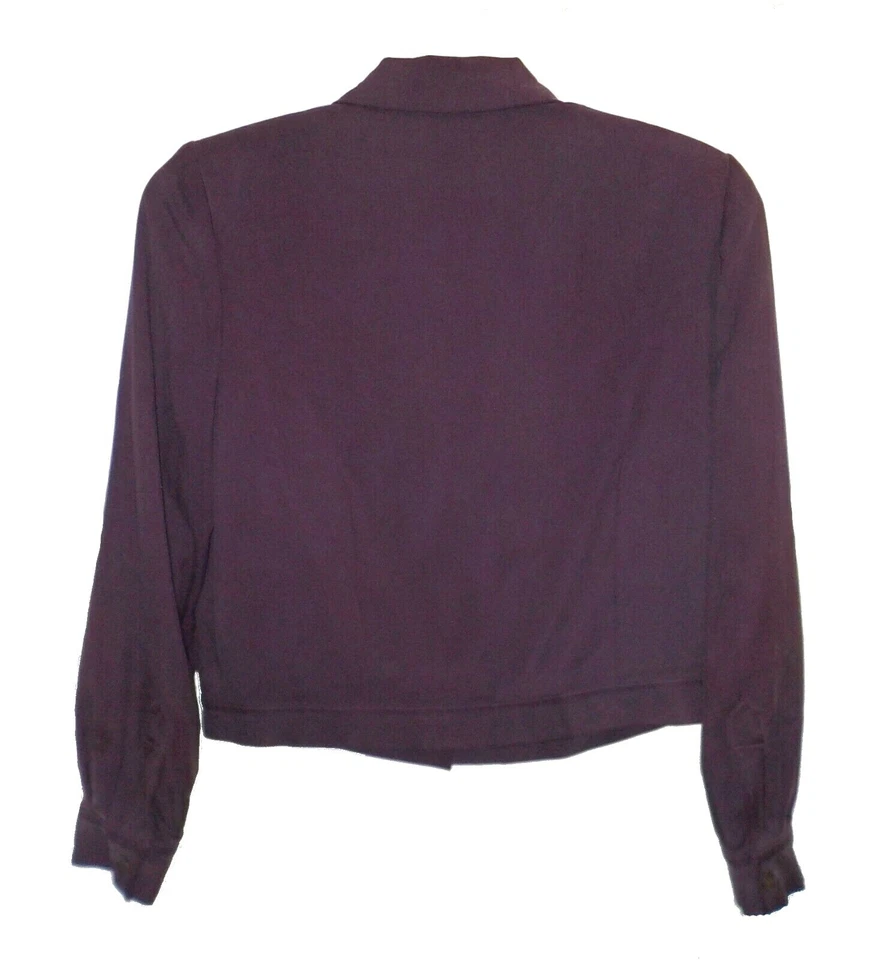 Jacket Talbots, Pure-Silk Purple  4 - Image 4 of 4