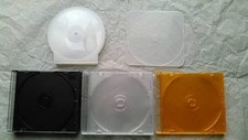 18 Assorted Slim CD/DVD Cases