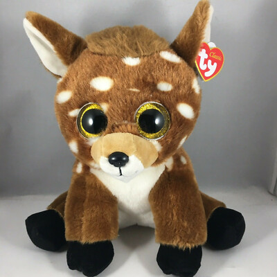 Ty Classic Plush BUCKLEY the Deer (Medium Size 10 inch) Stuffed
