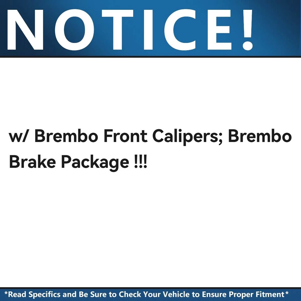 Kit de pastillas de freno de cerámica con rotores perforados delanteros traseros para Ford Mustang 2011-2014 Foto 2 de 4