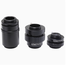 1X 1/2 1/3 CTV Lens Adapter for SZM Trinocular Stereo Microscope CCD Camera