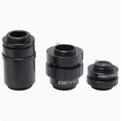 1X 1/2 1/3 CTV Lens Adapter for SZM Trinocular Stereo Microscope CCD Camera
