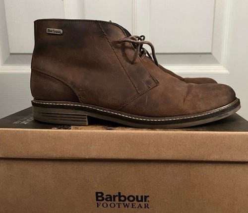 Barbour Mens Leather Readhead Lace Up 