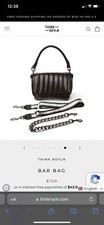 Think Royln Cross Body Puff Black 3 In 1 Bag