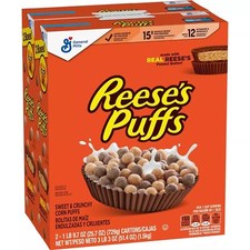 Reese's Puffs Peanut Butter Chocolate Cereal 51.4 Ounce