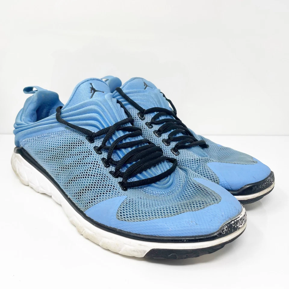 Nike Mens Air Jordan Flight 654268-405 Blue Basketball Shoes Sneakers Size 12.5 - Image 2 of 4