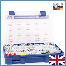 322 tlg. Sortiment verzinkter BSF-, BSW- und BSP Kegelschmiernippel 