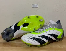 Adidas Predator Accuracy.1 FG White/Volt/Black Soccer Cleats Men's 9 GZ0035