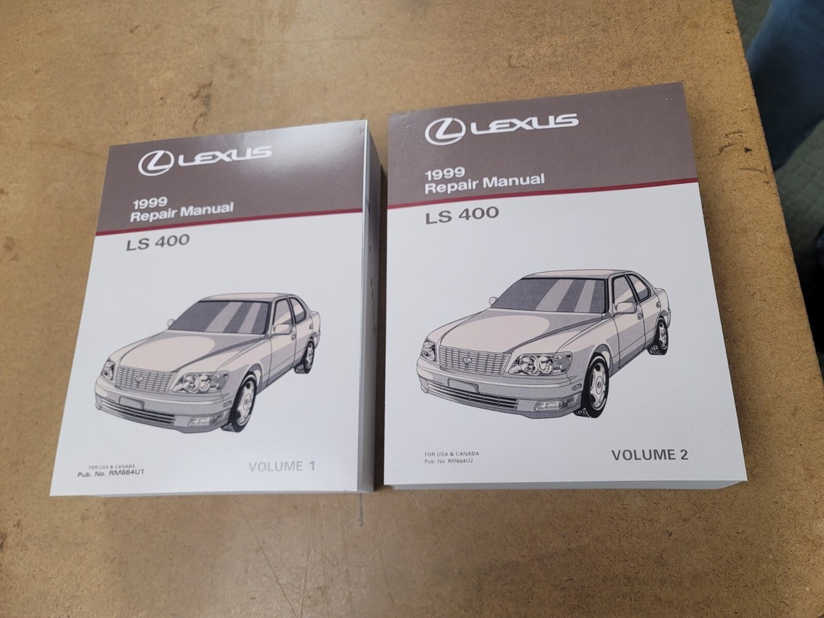 1999 Lexus LS400 LS 400 Service Shop Repair Workshop Manual Set