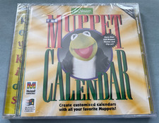 Jim Henson's Muppet Calendar 1995 PC/Mac Computer SoftKey Software NEW SEALED
