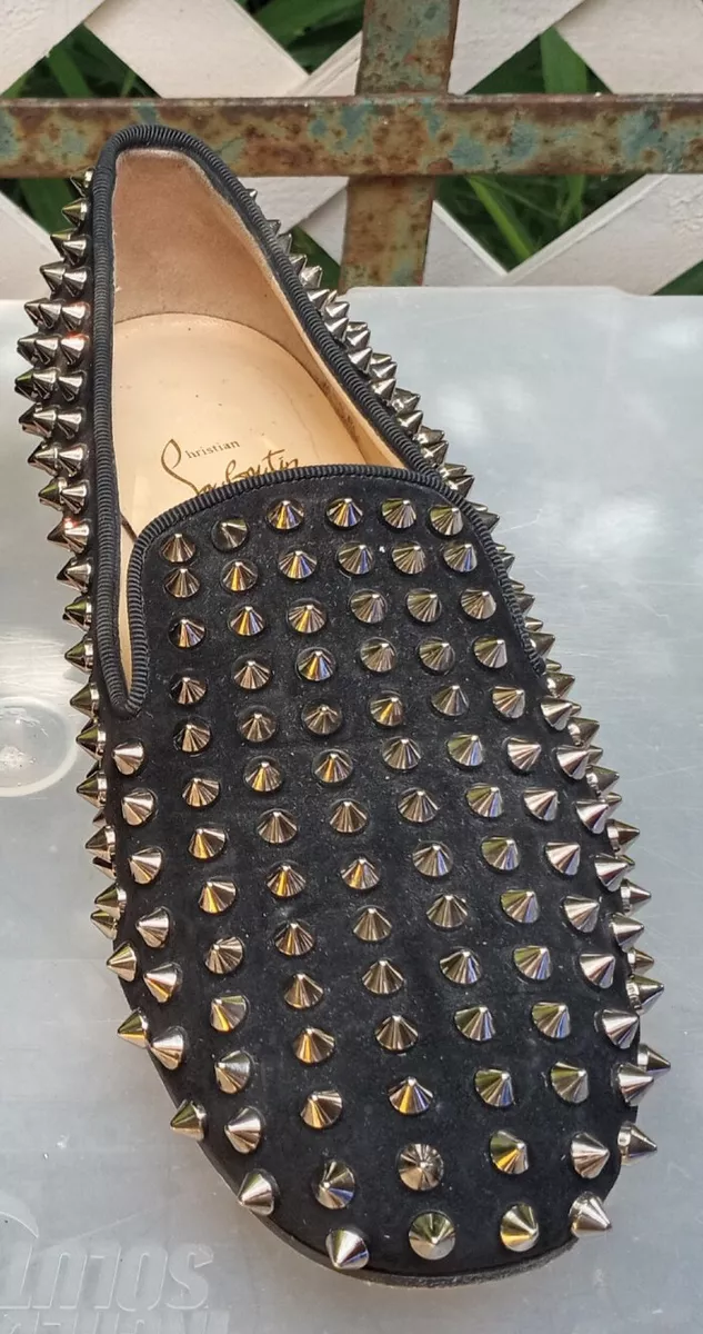 Stylin in men christian louboutin spiked loafers