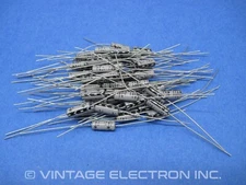 (50) IC (Illinois Capacitor / CDE) Axial Electrolytic Capacitors: 10uF 20% 35V