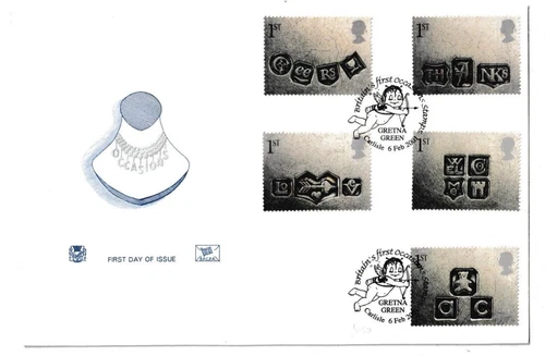 6/2/2001 UK GB FDC -  Occasions - Necklace - Gretna Green Special Postmark