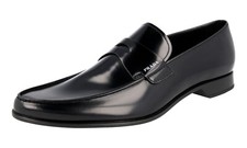 PRADA Polished Leather Penny Loafer Dress Shoes - 2DC212 - NEW -  US 13 EU 46