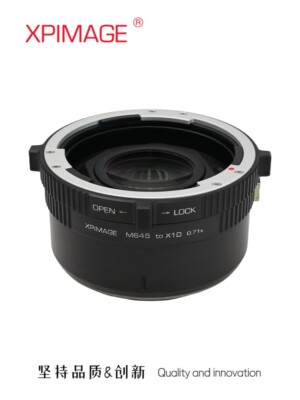 XPimage Focal Reducer Speedbooster for Mamiya 645 Lens to Hasselblad X1D Camera