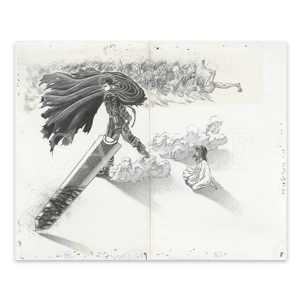 Berserk Exhibition Original Pictures Kentaro Miura, Guts, Casca | eBay
