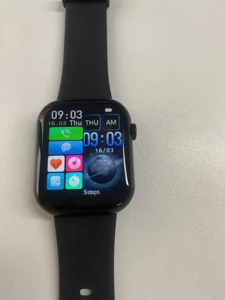 Smart Watch Sport Watch, 1.83'' Full Touch Screen Display Smartwatch  w/message - Image 3 of 3