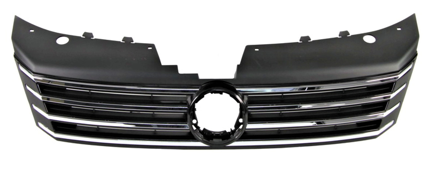 Grille avant VW Passat B7 anti-fissure : remplacez votre calandre usée 2010-2014 ABS noir