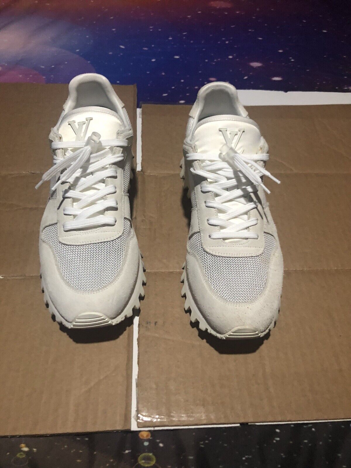 LV Trainer Sneakers (US 8) (LV 6) - Virgil Abloh Off White Canary