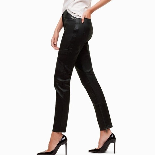 Aritzia Women's Talula Black Moto 
