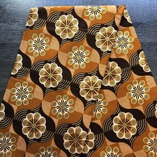 African fabric, Ankara fabric, Metallic gold color, cotton glitter print fabric
