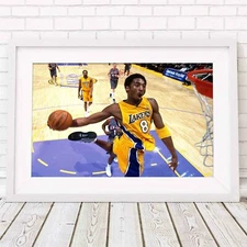 Kobe Bryant - NBA Basketball Poster Picture Print Sizes A5 to A0 *FREE DELIVERY*