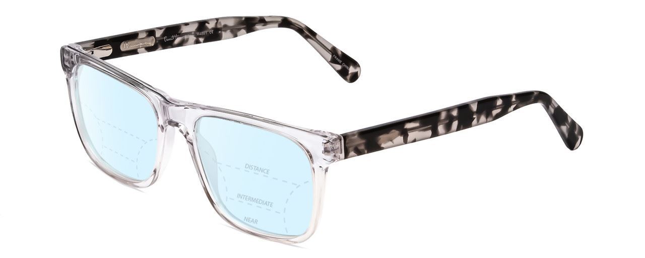 Ernest Hemingway H4861 Cateye Multi-Focus Blue Light Glasses Crystal Clear 55 mm
