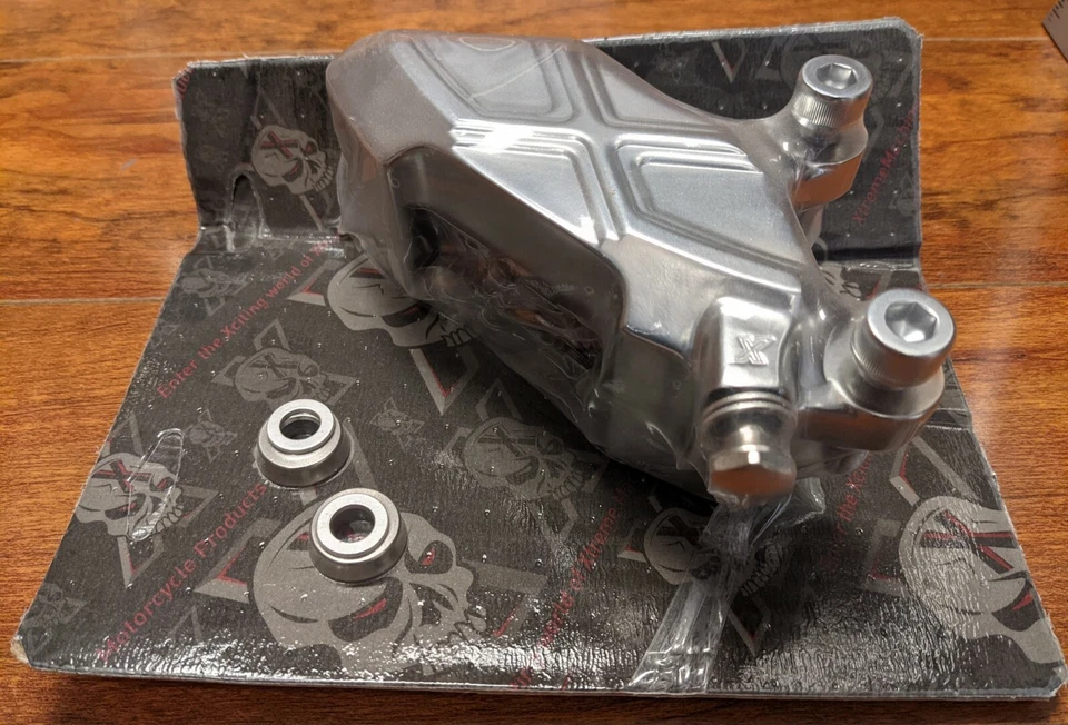 Pinza de freno de 4 pistones Performance Machine 0053-2945-CH 11,5" 00-07 FLH Foto 2 de 4