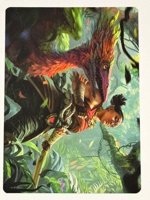 Wayta, Trainer Prodigy Art Card 71/81 The Lost Caverns of Ixalan NM