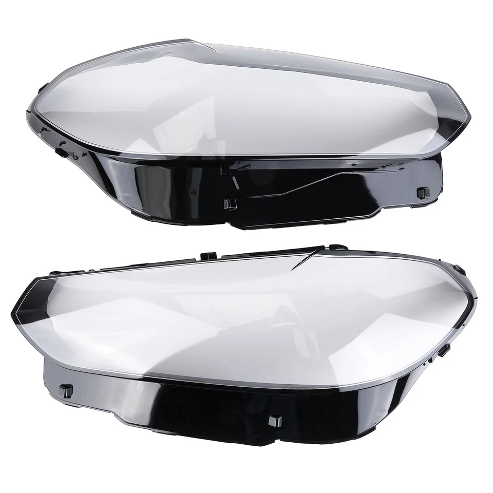 Un par de cubiertas de faros delanteros para BMW E83 X3 2004-2010 izquierda y derecha Foto 4 de 4