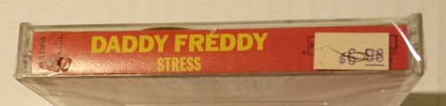 Daddy Freddy, Stress NOS SEALED CASSETTE 1991 with hype sticker - Picture 3 of 3