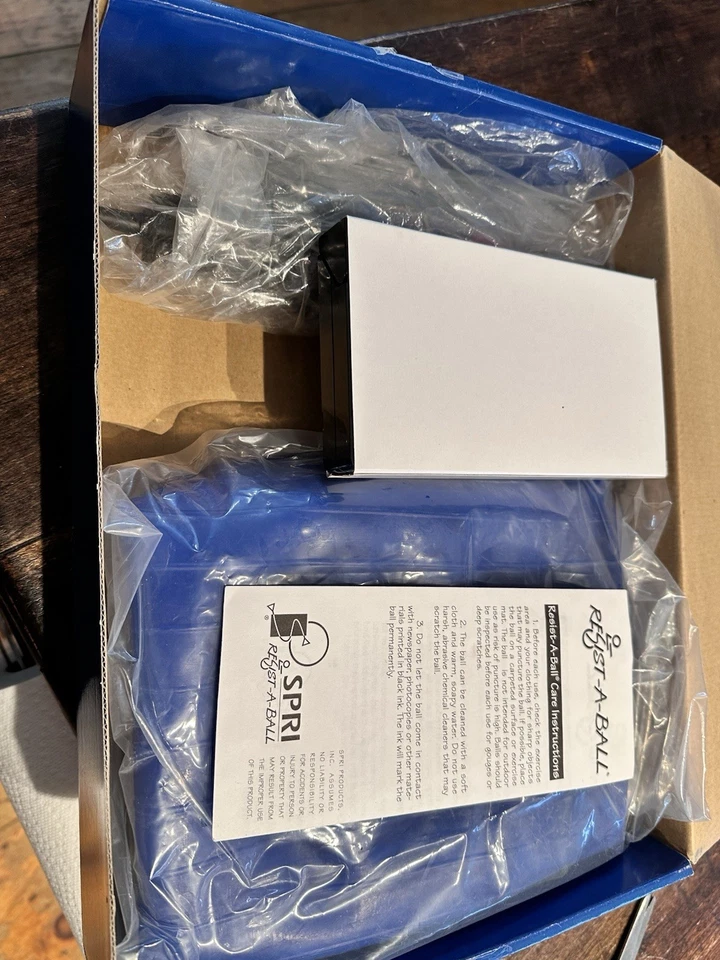 Pelota de Ejercicio con Bomba y Cinta VHS Pelota de Ejercicio Foto 2 de 3