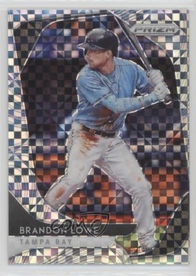 2020 Panini Prizm Power Plaid Prizm 32/75 Brandon Lowe #37 0co1