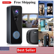 Head-to-Toe Wireless Doorbell Camera - Alexa/Google Compatible, Rechargeable