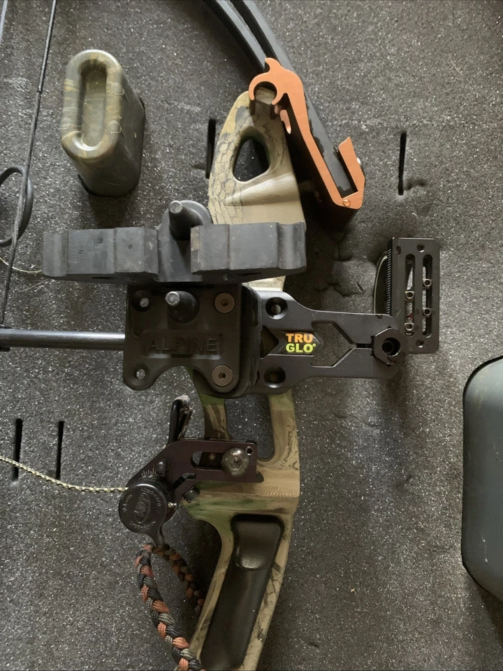 Arco de caza de tiro con arco alpino con estuche Foto 3 de 4