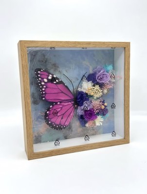 Handgefertigte Schmetterling aus konservierte Blumen | Infinity Rosen Geschenke