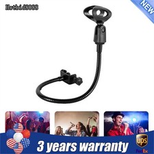 Adjustable Gooseneck Microphone Stand with Desk Clamp For Radio Broadcasting
