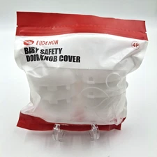 EUDEMON 4 Pack Baby Safety Door Knob Covers - Childproof Door Lock for Kids