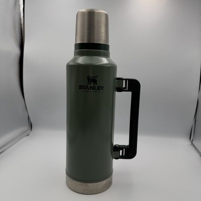 Stanley Classic Legendary 2 Quart Thermos  Hammertone Green Camping