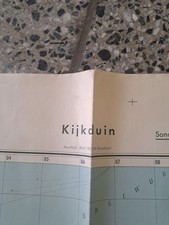 TEXEL - DEN HELDER Original Truppen karte aus Kartentasche 1940 Kijkduin