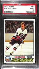 1977 TOPPS #62 BOB NYSTROM PSA 9 Mint 10978850 