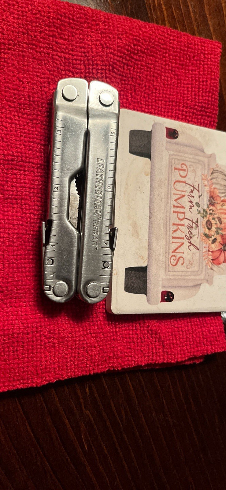 Multiherramienta Leatherman Rebar Acero Inoxidable Excelente Estado