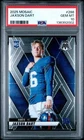 2025 Panini Mosaic Jaxson Dart VARIATION Rookie RC #288 PSA 10 Gem Mint GIANTS