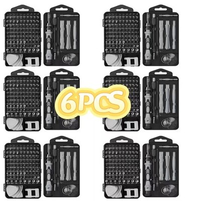 6PCS Precision Screwdriver Set Mini 138 in1 Multi-function Magnetic Repair Tool