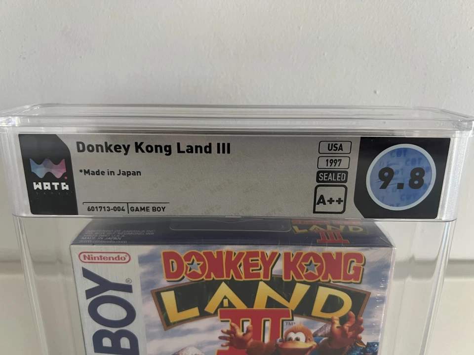 Donkey Kong Land III (Game Boy) WATA 9.8 A++ New Sealed Graded WATA VGA PSA 1st! - Image 4 of 4