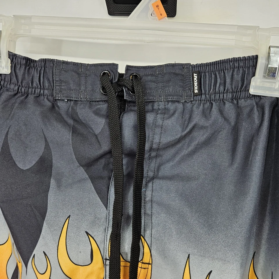 Pantalones Cortos De Colección SideOut Board Para Hombre Extra Grandes Llamas Dragón Bañador Y2K XL Foto 2 de 4