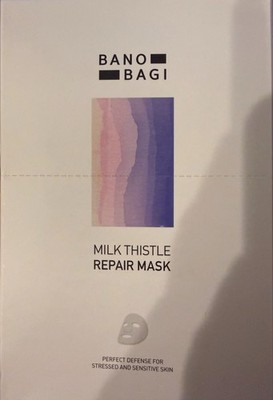 BANO BAGI Milk Thistle Repair Sheet Face Mask Hydrating Soothing Sensitive Skin