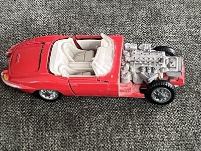 ミニカー TEKNO 926 JAGUAR E TYPE Vintage Tekno Denmark Jaguar E-Type 926 Diecast - Red - 1:43 Scale