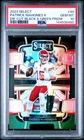 8480 Patrick Mahomes II 2023 Panini Select Black and Green Prizm Die Cut PSA 10