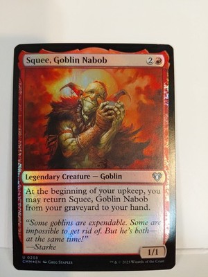 Squee, Goblin Nabob Commander Masters Foil